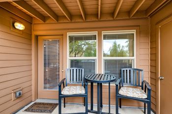 Private patios and balconies with extra storage